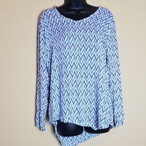 Nomadic Traders Long Sleeve Chevron Top